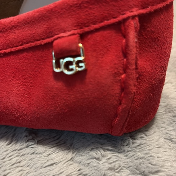 New in Box Flores red suede flat size 10 - Picture 3 of 7